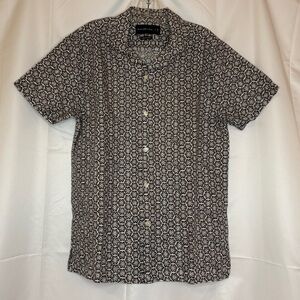 Abercrombie & Fitch Floral Linen Blend Button Down Shirt Resort Beachy